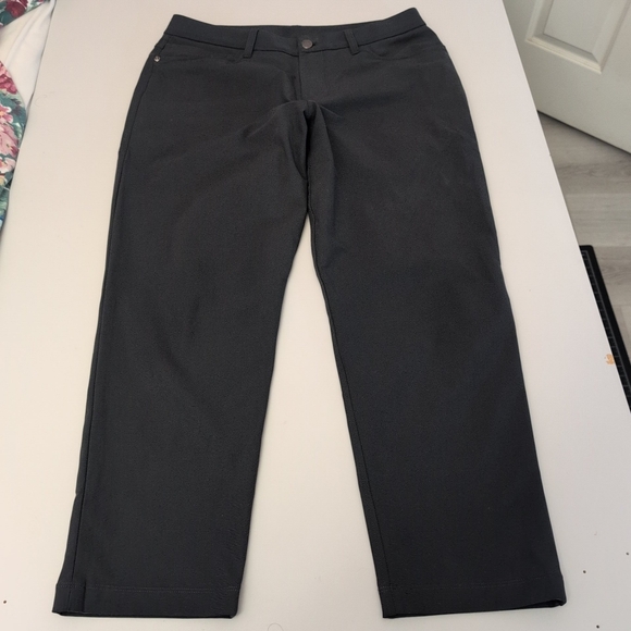 lululemon athletica Abc Men's Dark Gray Chinos 31x28 - Picture 1 of 7